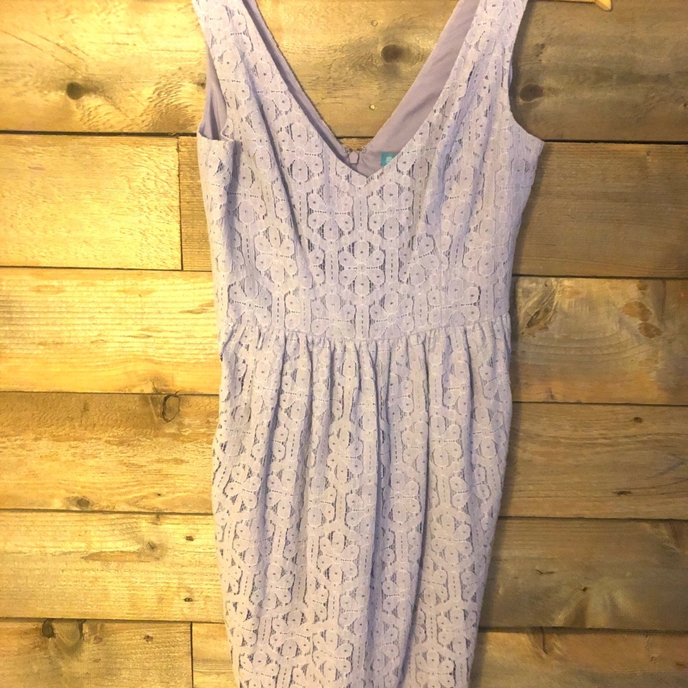Tori Richard lavender cocktail dress